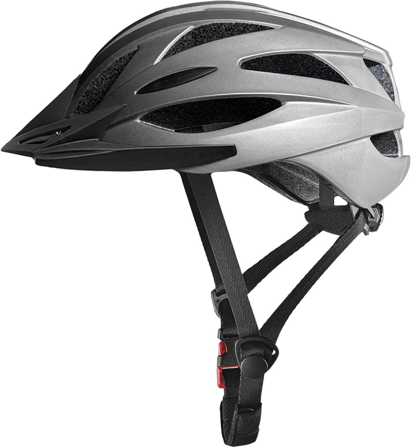 Bike Helmets for Adults, Mountain Bike Helmets for Men with Visor, Adjustable Fit Bicycle Helmet for Women