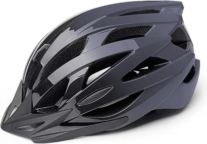 Bike Helmets for Adults, Mountain Bike Helmets for Men with Visor, Adjustable Fit Bicycle Helmet for Women