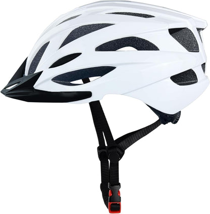 Bike Helmets for Adults, Mountain Bike Helmets for Men with Visor, Adjustable Fit Bicycle Helmet for Women