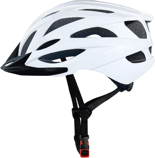 Bike Helmets for Adults, Mountain Bike Helmets for Men with Visor, Adjustable Fit Bicycle Helmet for Women