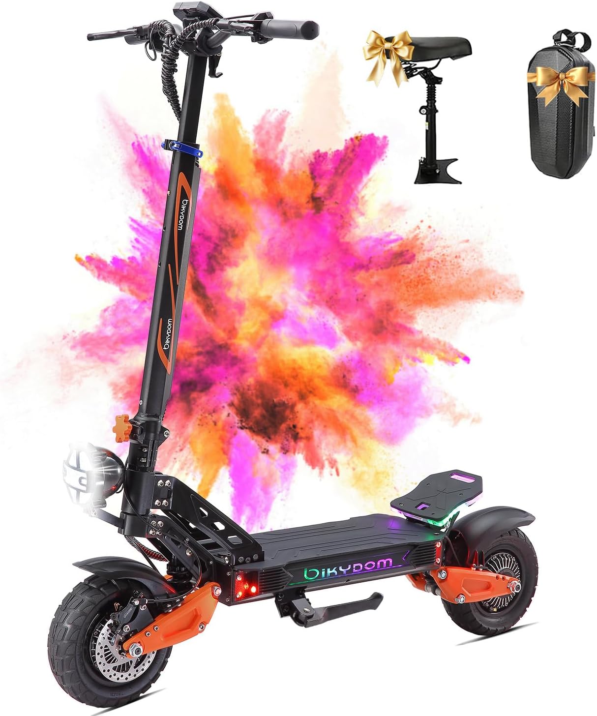 5000W Dual Motor Electric Scooter for Adults, 45 MPH Top Speed, 50 Mile Range