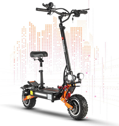 ZO01 Plus Electric Scooter, 6000W Dual Motors Up to 58 MPH, 60 Miles Range