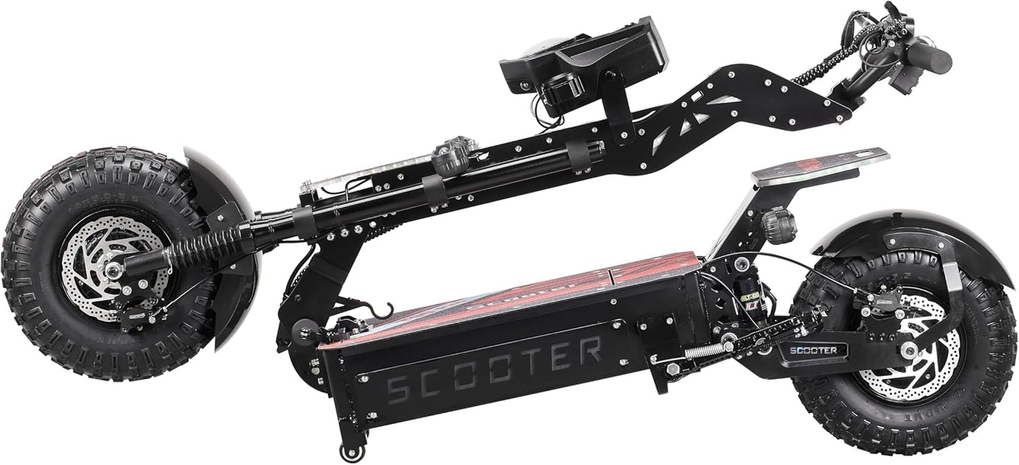 T90 Pro Electric Scooter for Adults,68 MPH Max Speed 65 Mile Range