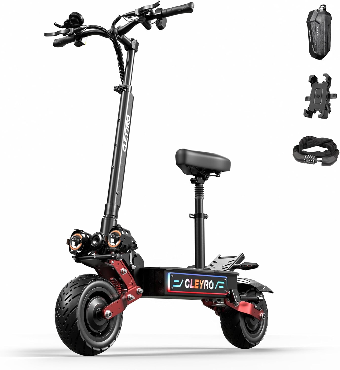 Adult Electric Scooter, 6000W Motor 60V38AH/33AH Battery 55/50mph
