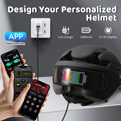 Smart Bike Helmet,Bicycle Helmet for Adults Teens with