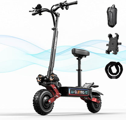 Adult Electric Scooter, 6000W Motor 60V38AH/33AH Battery 55/50mph