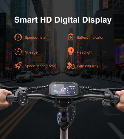 5000W Dual Motor Electric Scooter for Adults, 45 MPH Top Speed, 50 Mile Range