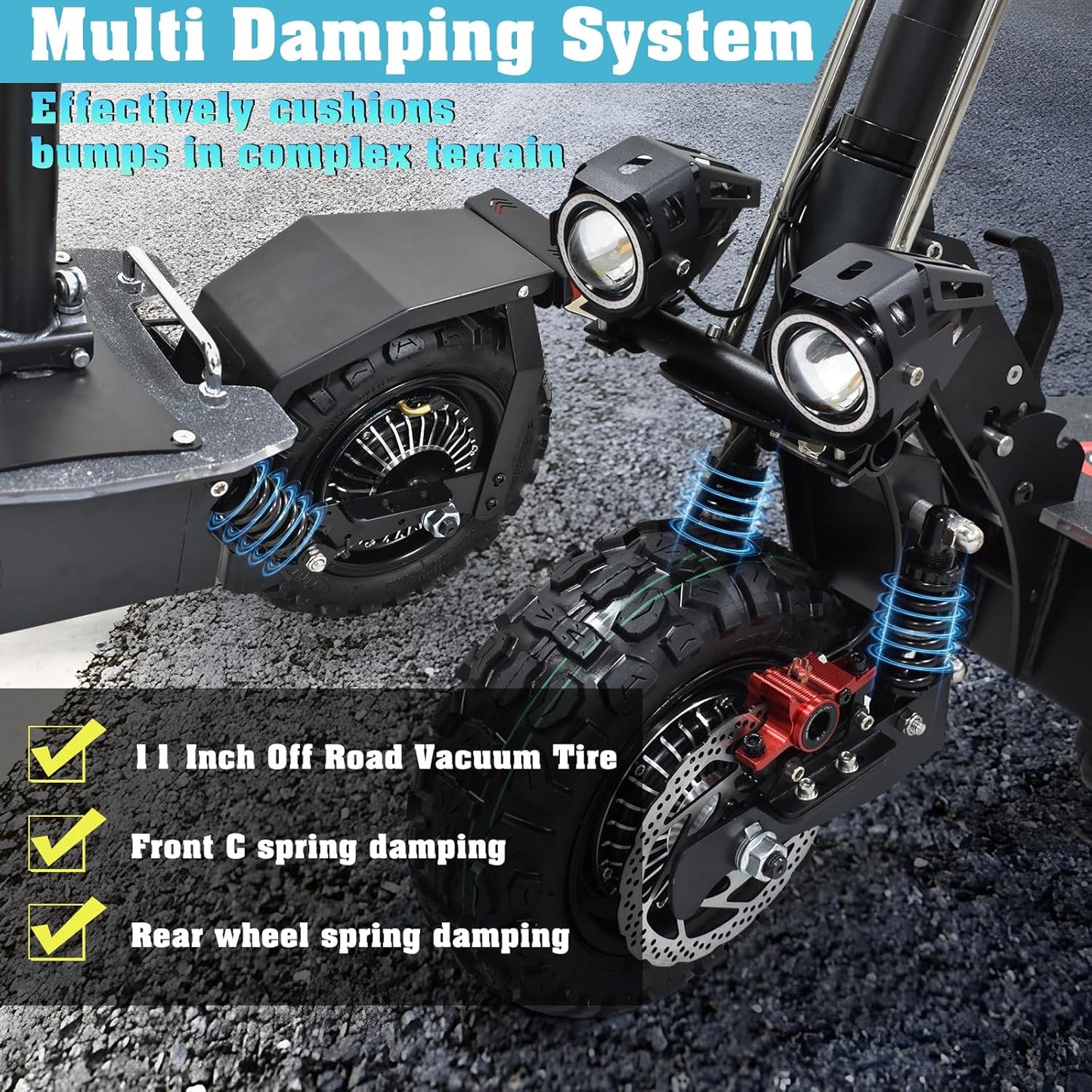 Electric Scooter for Adults,5600W Dual Motors Range 50 Miles,Electric Scooter Adults 50 MPH