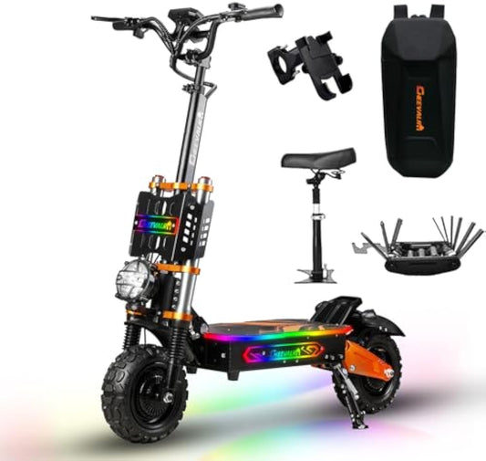 Cheevalry S11pro Adult Electric Scooter, Top Speed 55 mph, Range 65 miles