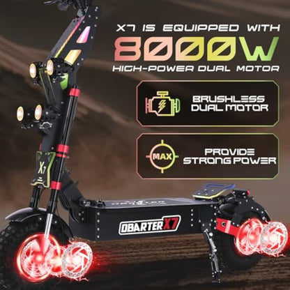Electric Scooter for Adults - 56MPH High Speed 90-Mile Range