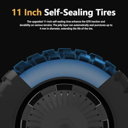 GTR 4000W Adult Off-road Electric Scooter - Speed 69 mph, Range 108 miles