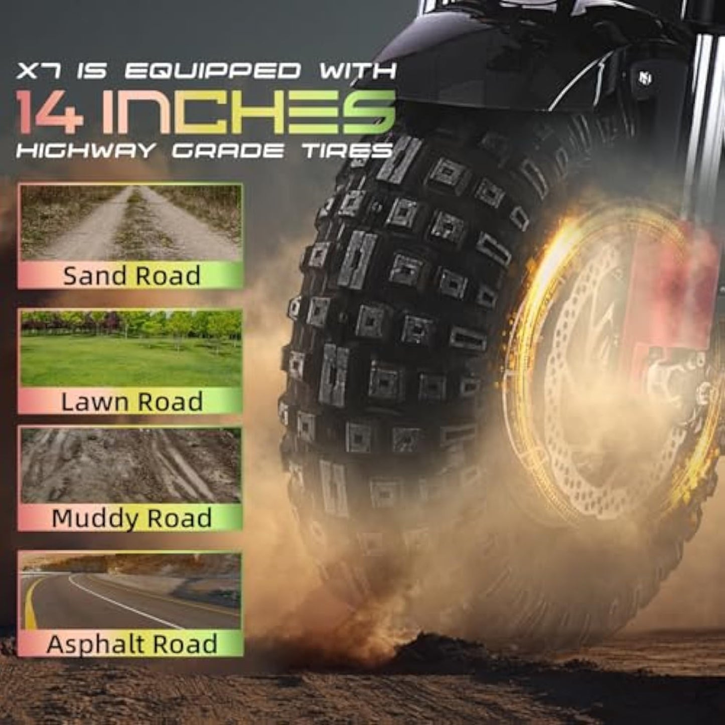 Electric Scooter for Adults - 56MPH High Speed 90-Mile Range