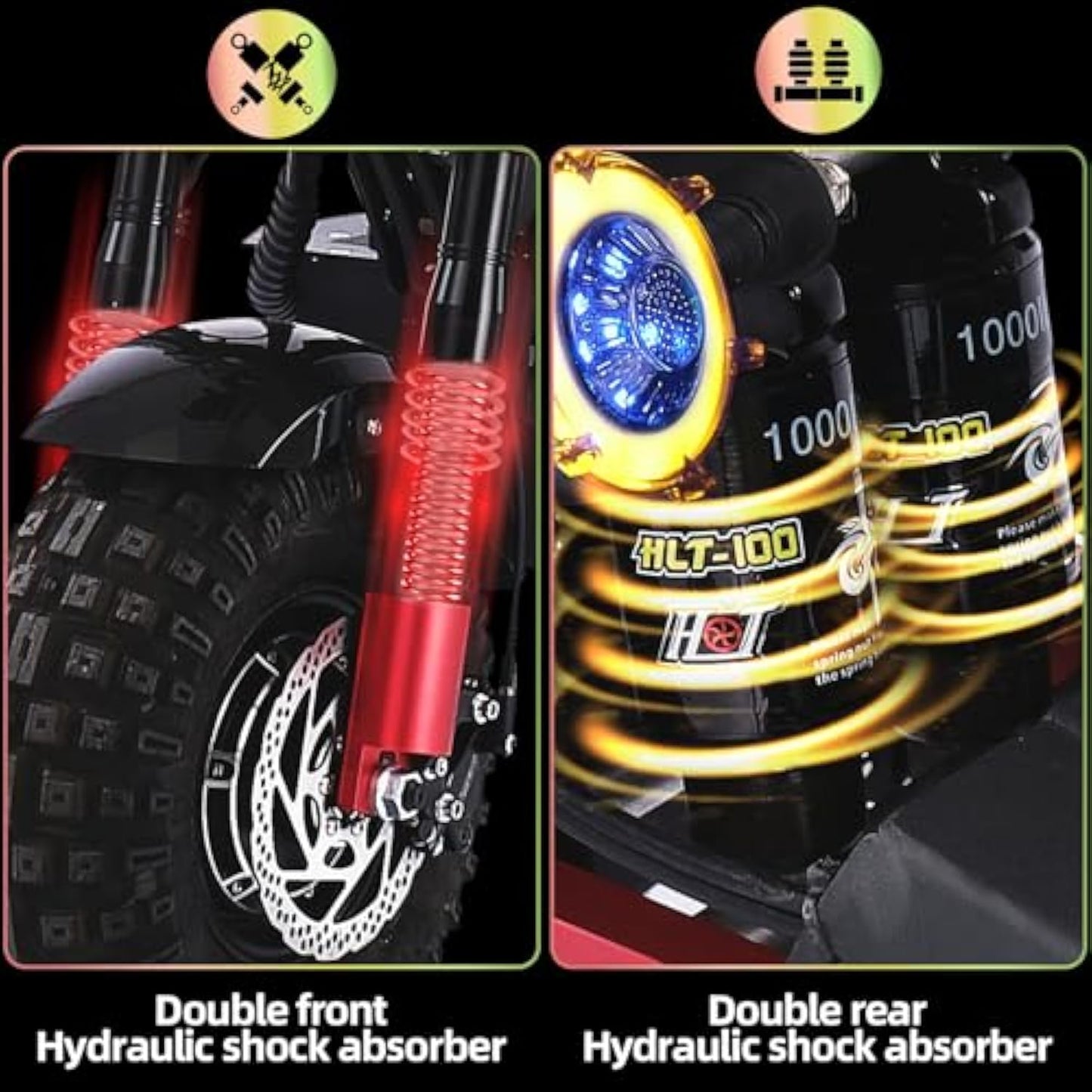 Electric Scooter for Adults - 56MPH High Speed 90-Mile Range